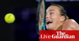 Aryna Sabalenka v Madison Keys: girls’s Australian Open last into deciding set – stay | Australian Open 2025