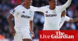 Bournemouth v Aston Villa: Premier League – dwell | Premier League