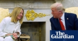 Giorgia Meloni whispers soothing phrases to Trump on ‘western nationalism’ | Donald Trump