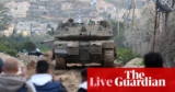 Israel sends tanks into West Financial institution with Gaza ceasefire unsure as first section nears finish – Center East disaster stay | World information