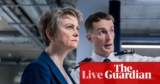 Minister defends plan to broadcast footage of deportation of unlawful staff – UK politics dwell | Politics