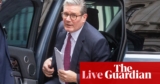 No 10 says Starmer and Trump spoke final evening as minister requires ‘clear considering’ on tariff risk – UK politics reside | Politics
