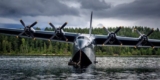 Philippine Mars, Final Navy Flying Boat, Takes Last Flight; See Photographs