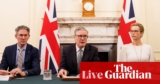 Starmer says UK has ‘vary of levers’ as he guarantees to reply to Trump tariffs with ‘cool and calm heads’ – UK politics stay | Politics