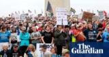 Tens of 1000’s rally in opposition to Trump at DC ‘Fingers Off’ protest | Washington DC