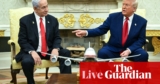 Trump says US in direct talks with Iran over nuclear program as he holds Oval Workplace assembly with Netanyahu – US politics reside | Donald Trump